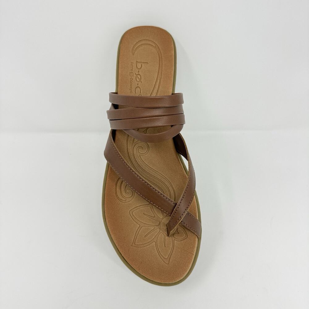 b.o.c. Alisha Women’s Size 11 M Light Brown Strappy Slide Sandals New